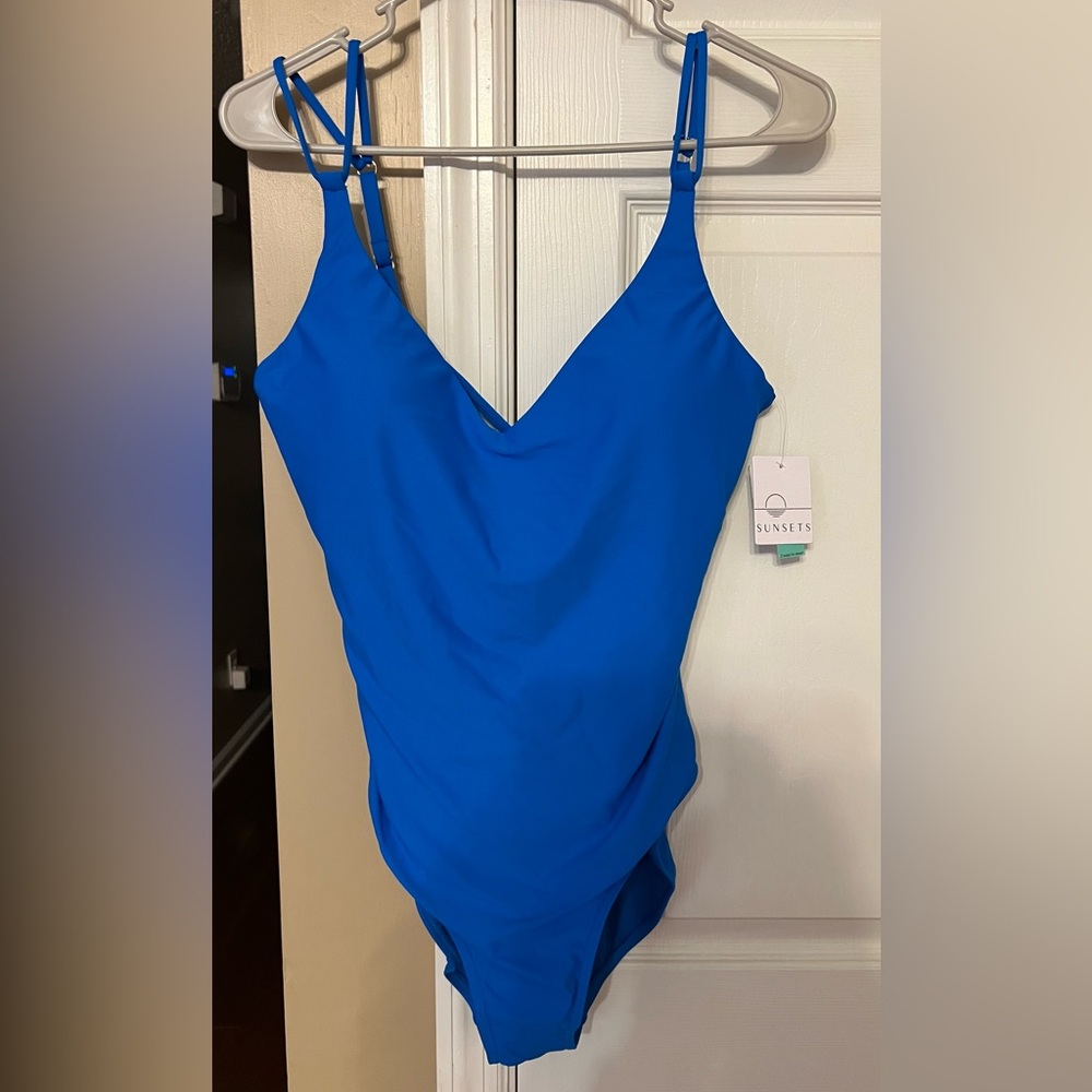 Sunsets Blue Swimsuit